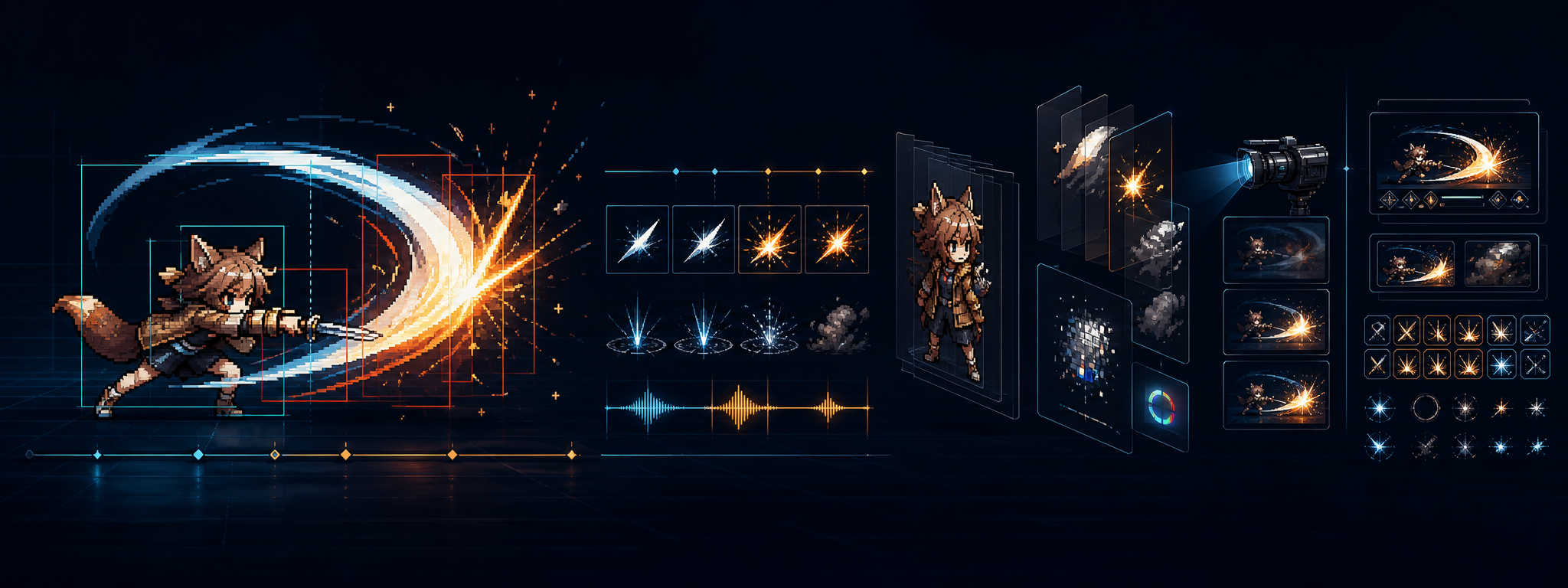 Agent Sprite Forge 不只生 Sprite Sheet：用 Prompt Pack 組出攻擊回饋包 封面圖