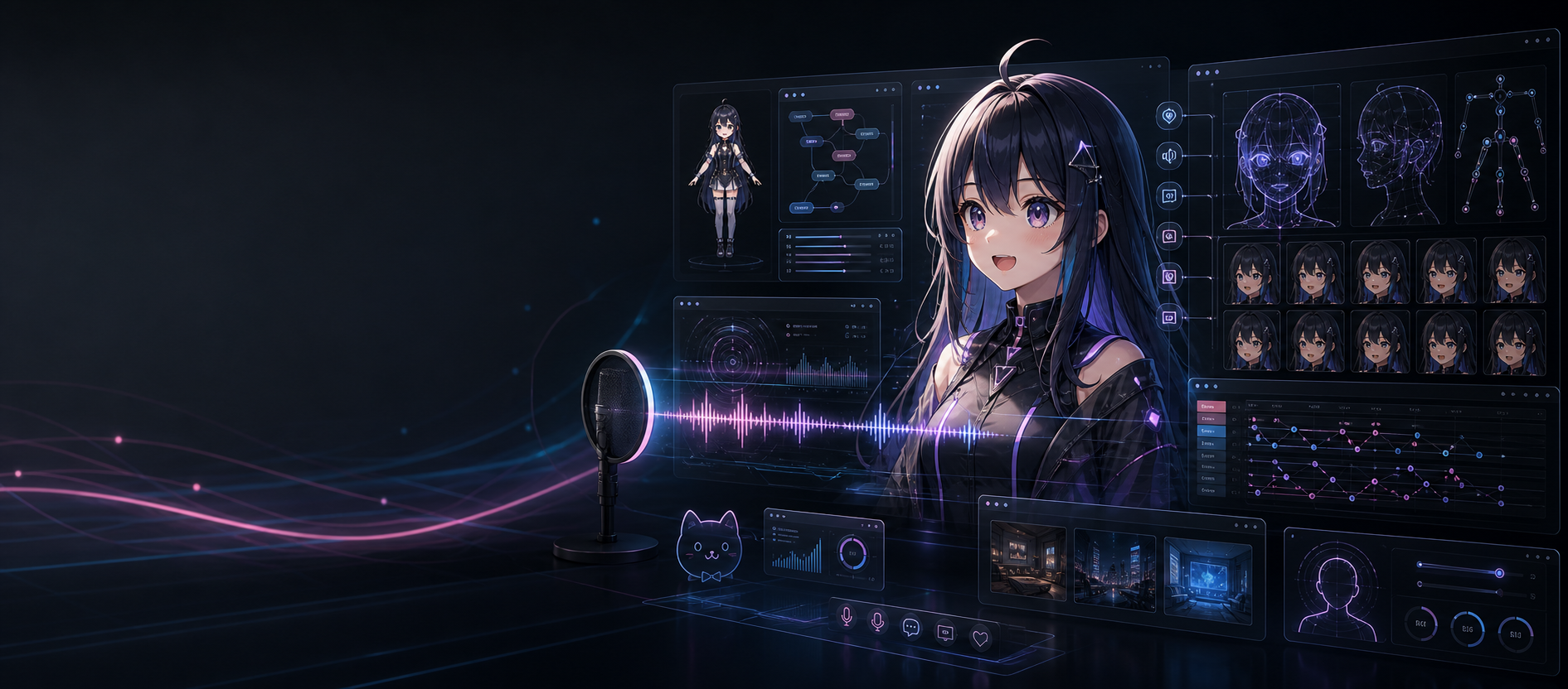 Open-LLM-VTuber：把 LLM、語音和 Live2D 接成能跑的 VTuber 系統 封面圖